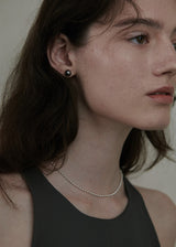 [925 silver] Un.silver.150 / ミニコルドネックレス
