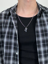 Square bar Necklace