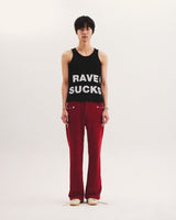 レイブ ワッフル タンクトップ(BLACK)