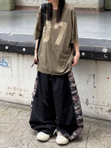waki camo wide pants