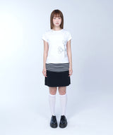 Cross key baby tee - WHITE