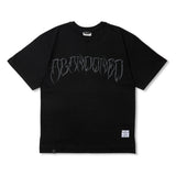 Abandoned Oversized Short Sleeves T-Shirts White Melange / Black