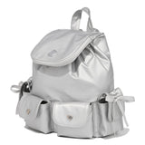 RIBBON POINT MINI BACKPACK [SILVER]