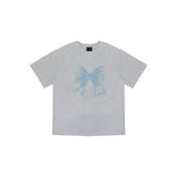 リボンロゴTシャツ - LIGHT GRAY