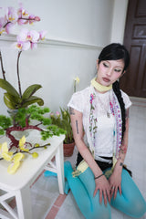 Flower lace T (4color)