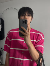 ASCLO Border Summer Short Sleeve Cardigan (5color)