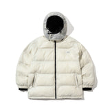 LIGHT UP HOODED PADDING JUMPER IVORY
