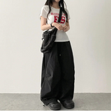 Tive Parasuit Shirring Rustle String Wide Pants