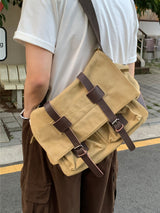LMN Nade Buckle Retro Shoulder Crossbag (brown)