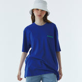 スナップロゴTシャツ ブルー