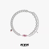 KVK ザブロッサム リコンフィギュラブルネックレス ウィズ エレメントフロームザピーチブロッサムコレクション