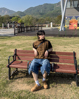 Faded Vintage Bermuda Cargo Denim
