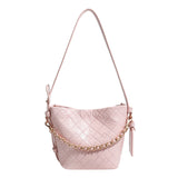 Classic Tweed Quilted Chain Bag - A must-have tweed shoulder bag for formal looks