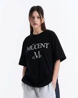 BASIC LOGO HALF T (Black, White) 