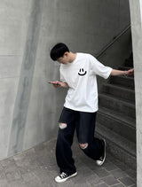  Daily Bookle Smile Overfit Short Sleeve