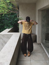 パイクド カラーリング ロールアップ ショートスリーブ Tシャツ 5C