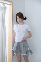 ビッグ リボン パンツ(gray)