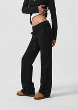 [B-BASIC] Mid-Sweat Low-Waist Bootcut Elastic Pants (2 SIZE)