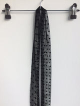 chiffon dot scarf