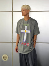 VENTIQUE マイケルスメイルTシャツ 2color