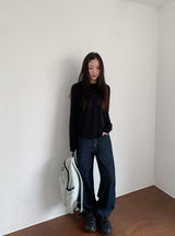 26SS★ [BAONHAUS]リングチレイヤードスパンラウンドTシャツ