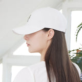 Flow VZ Leather Patch Ball Cap White