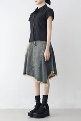 Lemel lace half shirt