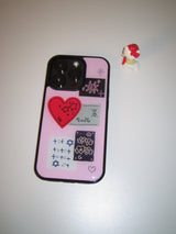 quilted patch epoxy phone case