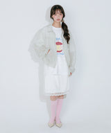 アップルメリーゴーランド半袖Tシャツ (ホワイト)
