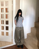 コルフバックバンディングワイドパンツ