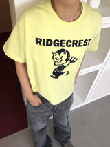 デビル クロップド ショートスリーブ Tシャツ (4c)