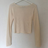 Shirring V-neck cardigan (4 colors)