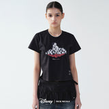 DISNEY ROSE CRUELLA CROP TOP_BLACK