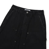 カーペンターワイドフィットデニムパンツ [BLACK]