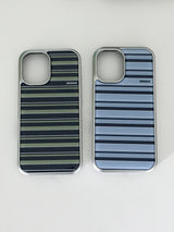 silver cool stripe case (olive)