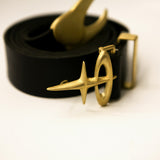 【MADE】Teeth Logo Belt (Gold)