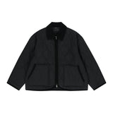 Quilted jacket (black)