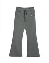 [ bootcut ] ditto gray tension training pants