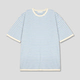 ASCLO アローンミニボーダー半袖ニット (5color)