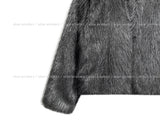 Casey No Collar Fur Jacket