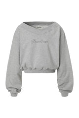 Mix logo sweatshirt - gray