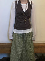 lus halterneck sleeve
