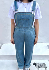 EMBROIDERY OVERALL DENIM PANTS code 25011