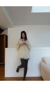 POT fringe half knit (2C)
