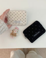 Dot card wallet - BEIGE