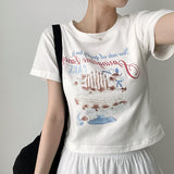 Cake ハッピーバースデー半袖Tシャツ