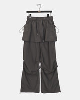 Nuka Two Way Nylon Parachute Skirt Pants