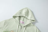 [ olohoyo X minjiena ] Butterfly hoodie vintage mint