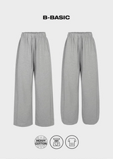 [B-BASIC] Heavy Sweat Wide Two-Way Pants