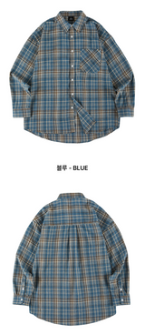 Multi-Plaid Checkered Overfit Shirt (JTOSRT-0001)